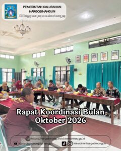 Rapat Koordinasi Bulan Oktober 2026